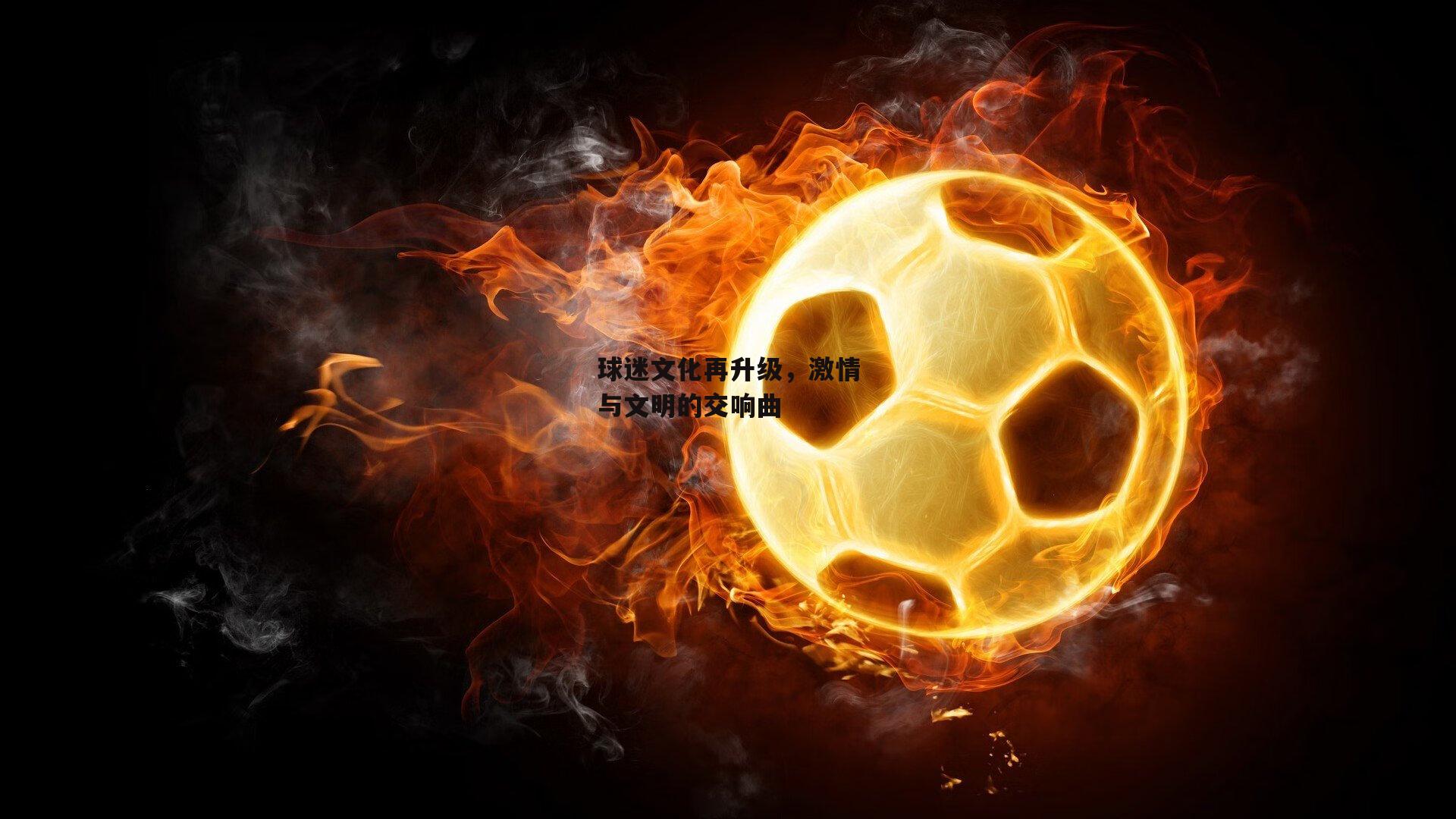 球迷文化再升级，激情与文明的交响曲